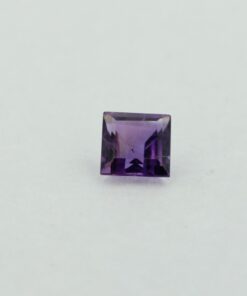 Loose Princess Cut Genuine Natural Amethyst Gemstone Semi Precious February Birthstone Front