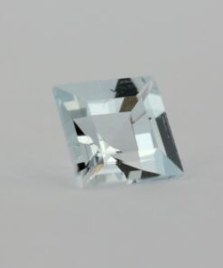 Loose Princess Cut Genuine Natural Aquamarine Gemstone Semi Precious March Birthstone Side