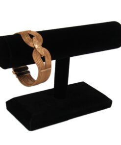 Black Velvet Bracelet & Necklace Jewelry Display Holder Small T-Bar Stand