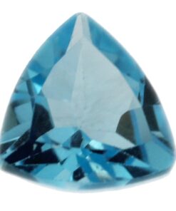 Loose Trillion Cut Genuine Natural Blue Topaz Gemstone Semi Precious November Birthstone