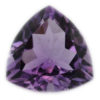 Loose Trillion Cut Genuine Natural Amethyst Gemstone Semi Precious February Birthstone