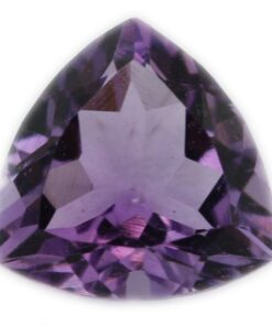 Loose Trillion Cut Genuine Natural Amethyst Gemstone Semi Precious February Birthstone