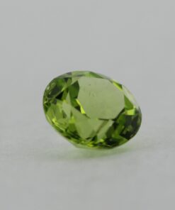 Loose Round Cut Genuine Natural Peridot Gemstone Semi Precious August Birthstone Side