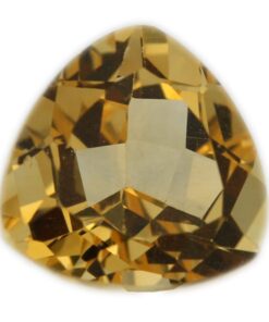 Loose Trillion Cut Genuine Natural Citrine Gemstone Semi Precious November Birthstone