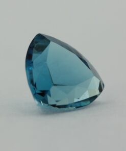 Loose Trillion Cut Genuine Natural Blue Zircon Gemstone Semi Precious December Birthstone Side