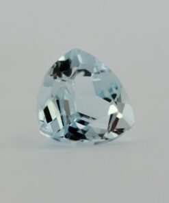 Loose Trillion Cut Genuine Natural Aquamarine Gemstone Semi Precious March Birthstone Side