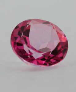 Loose Round Cut Genuine Natural Pink Topaz Gemstone Semi Precious October Birthstone Side