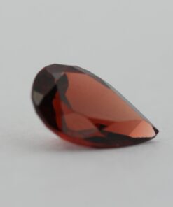 Loose Pear Cut Genuine Natural Garnet Gemstone Semi Precious January Birthstone Side