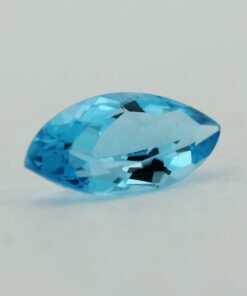 Loose Marquise Cut Genuine Natural Blue Topaz Gemstone Semi Precious November Birthstone Side