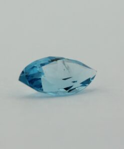 Loose Marquise Cut Genuine Natural Blue Zircon Gemstone Semi Precious December Birthstone Side