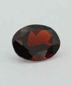 Loose Oval Cut Genuine Natural Garnet Gemstone Semi Precious January Birthstone Side