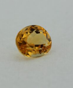 Loose Oval Cut Genuine Natural Citrine Gemstone Semi Precious November Birthstone Side