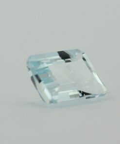 Loose Emerald Cut Genuine Natural Aquamarine Gemstone Semi Precious March Birthstone Side