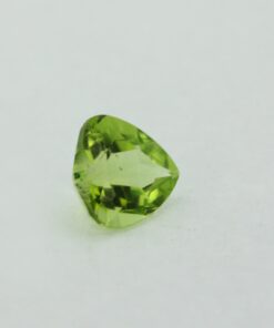 Loose Heart Shape Genuine Natural Peridot Gemstone Semi Precious August Birthstone Side