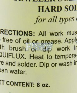 Aquiflux Hard Soldering Flux Half Pint Directions