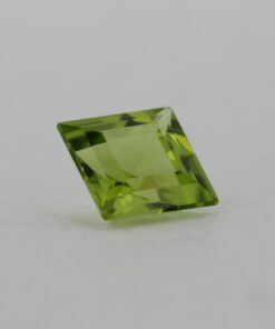 Loose Princess Cut Genuine Natural Peridot Gemstone Semi Precious August Birthstone Side