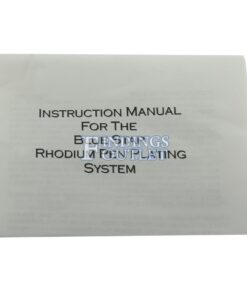 Blue Star Rhodium Pen Plating Machine Instructions