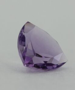 Loose Trillion Cut Genuine Natural Amethyst Gemstone Semi Precious February Birthstone Side