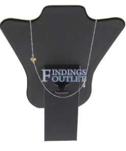 Extra Large Black Velvet Necklace Chain Jewelry Display Holder Padded Neckform Easel Stand Back