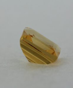 Loose Princess Cut Genuine Natural Citrine Gemstone Semi Precious November Birthstone Back