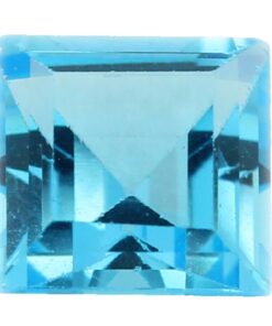 Loose Princess Cut Genuine Natural Blue Topaz Gemstone Semi Precious November Birthstone