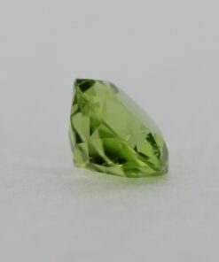 Loose Round Cut Genuine Natural Peridot Gemstone Semi Precious August Birthstone Back