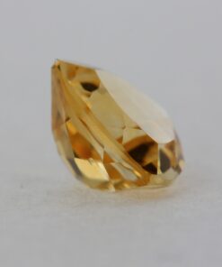 Loose Trillion Cut Genuine Natural Citrine Gemstone Semi Precious November Birthstone Back