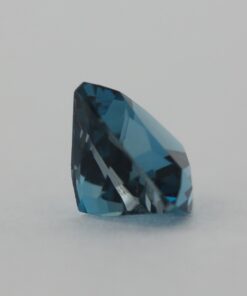 Loose Trillion Cut Genuine Natural Blue Zircon Gemstone Semi Precious December Birthstone Back