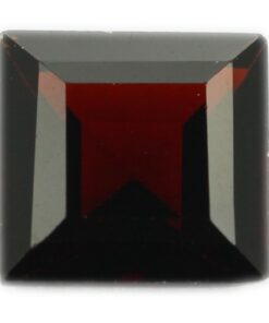 Loose Princess Cut Genuine Natural Garnet Gemstone Semi Precious January Birthstone