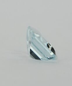 Loose Emerald Cut Genuine Natural Aquamarine Gemstone Semi Precious March Birthstone Back