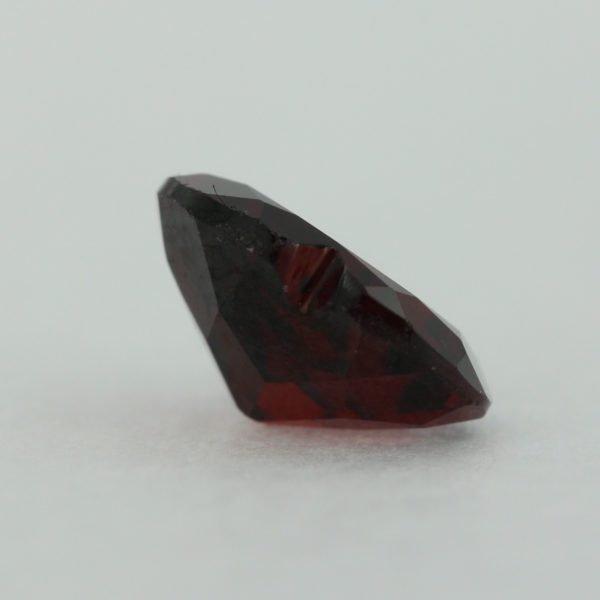 Loose Heart Shape Genuine Natural Garnet Gemstone Semi Precious January Birthstone Back