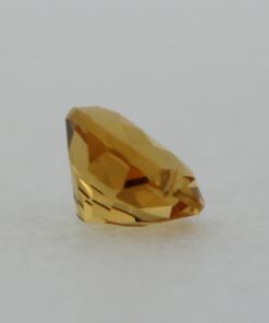 Loose Heart Shape Genuine Natural Citrine Gemstone Semi Precious November Birthstone Back