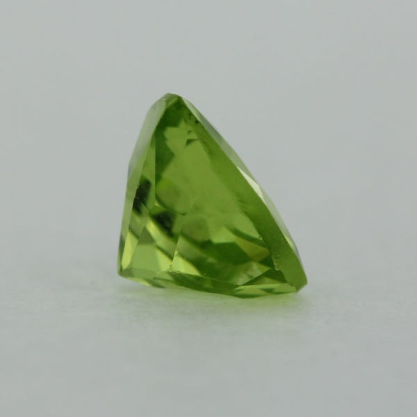 Loose Heart Shape Genuine Natural Peridot Gemstone Semi Precious August Birthstone Back