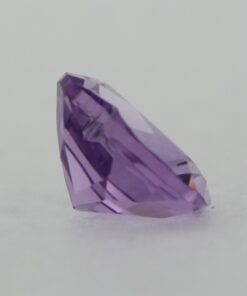 Loose Heart Shape Genuine Natural Amethyst Gemstone Semi Precious February Birthstone Back