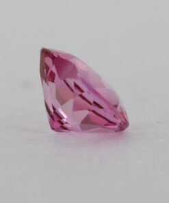 Loose Heart Shape Genuine Natural Pink Topaz Gemstone Semi Precious October Birthstone Back