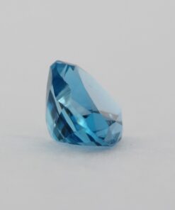 Loose Heart Shape Genuine Natural Blue Zircon Gemstone Semi Precious December Birthstone Back