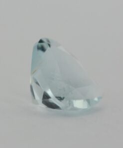 Loose Heart Shape Genuine Natural Aquamarine Gemstone Semi Precious March Birthstone Back