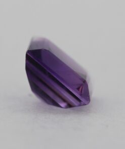 Loose Princess Cut Genuine Natural Amethyst Gemstone Semi Precious February Birthstone Back