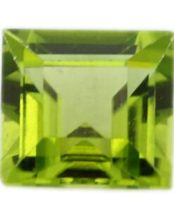 Loose Princess Cut Genuine Natural Peridot Gemstone Semi Precious August Birthstone