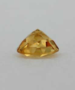 Loose Round Cut Genuine Natural Citrine Gemstone Semi Precious November Birthstone Down