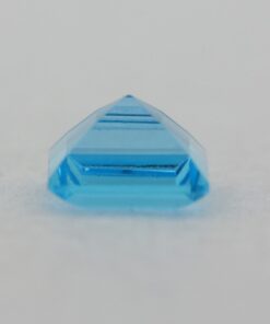 Loose Princess Cut Genuine Natural Blue Topaz Gemstone Semi Precious November Birthstone Down