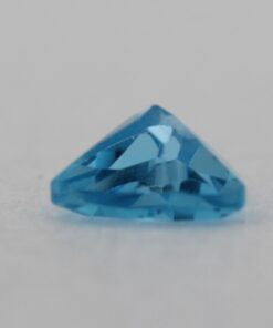 Loose Trillion Cut Genuine Natural Blue Topaz Gemstone Semi Precious November Birthstone Down