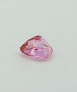 Loose Trillion Cut Genuine Natural Pink Topaz Gemstone Semi Precious October Birthstone Down