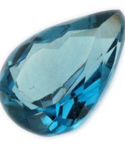 Loose Pear Cut Genuine Natural Blue Zircon Gemstone Semi Precious December Birthstone