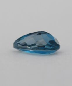 Loose Pear Cut Genuine Natural Blue Zircon Gemstone Semi Precious December Birthstone Down