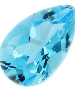 Loose Pear Cut Genuine Natural Blue Topaz Gemstone Semi Precious November Birthstone