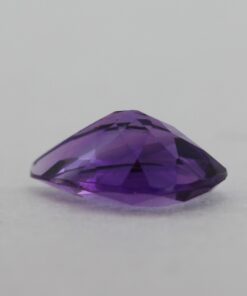 Loose Pear Cut Genuine Natural Amethyst Gemstone Semi Precious February Birthstone Down