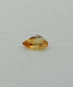 Loose Pear Cut Genuine Natural Citrine Gemstone Semi Precious November Birthstone Down