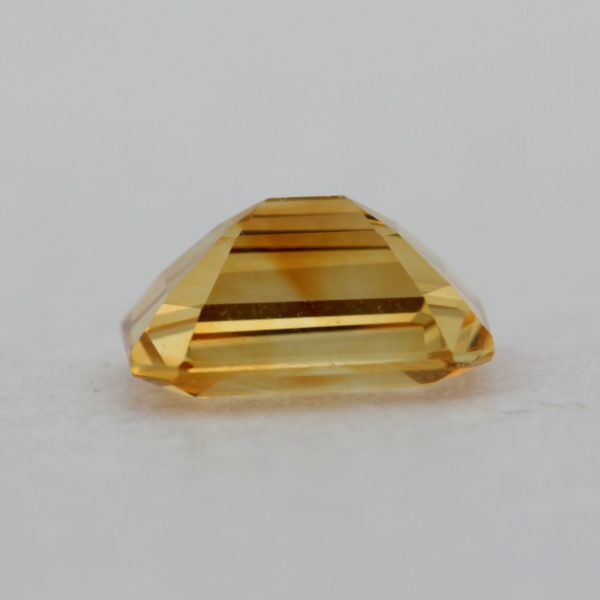 Loose Emerald Cut Genuine Natural Citrine Gemstone Semi Precious November Birthstone Down