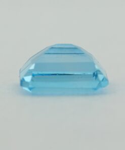 Loose Emerald Cut Genuine Natural Blue Topaz Gemstone Semi Precious November Birthstone Down